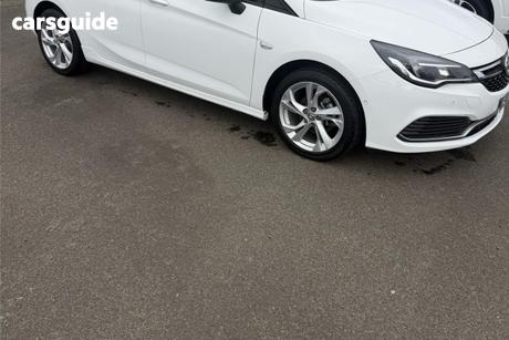 White 2017 Holden Astra Hatchback Rs