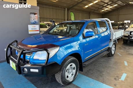 Blue 2012 Holden Colorado Crew Cab Chassis Lx (4X4)