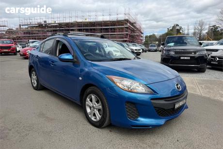 Blue 2013 Mazda 3 Sedan Neo