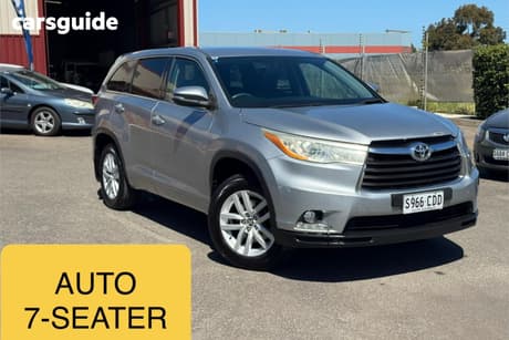 Silver 2016 Toyota Kluger Wagon Gx (4X2)