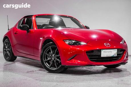 Red 2017 Mazda MX-5 Convertible Roadster