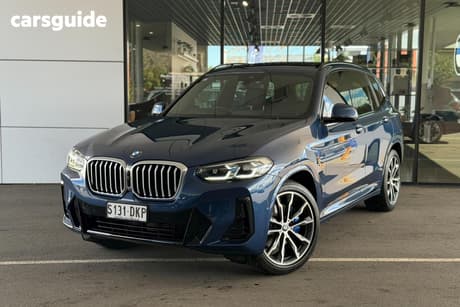 Blue 2021 BMW X3 Wagon Xdrive30I M Sport