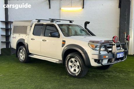 White 2009 Ford Ranger Dual Cab Pick-up Xl (4X4)