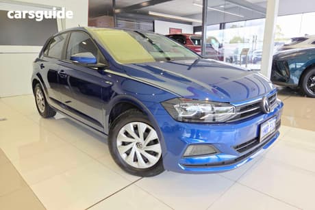 Blue 2021 Volkswagen Polo Hatchback 70Tsi Trendline