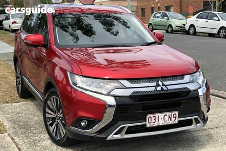 Red 2021 Mitsubishi Outlander Wagon Ls 7 Seat (Awd)