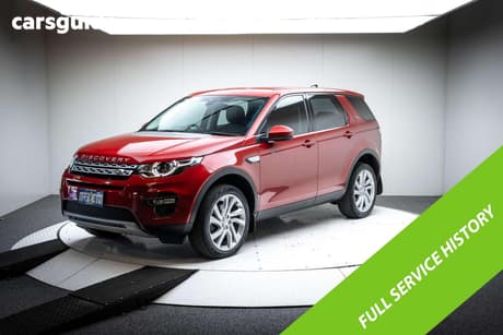 Red 2017 Land Rover Discovery Sport Wagon Td4 (110Kw) Hse 5 Seat
