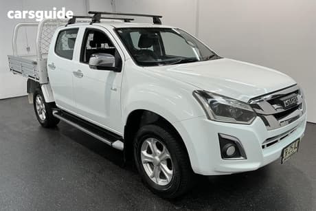 White 2018 Isuzu D-MAX Crew Cab Utility Ls-U Hi-Ride (4X2)