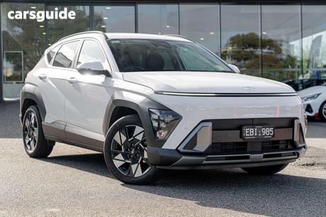 White 2026 Hyundai Kona Wagon Hybrid Premium