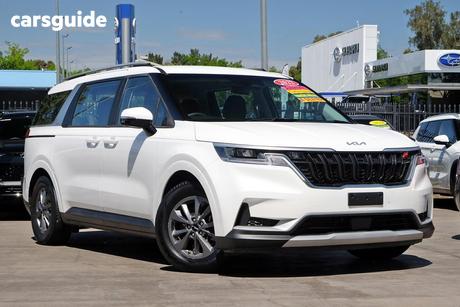 White 2022 Kia Carnival Wagon S