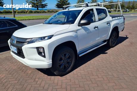 White 2020 Mitsubishi Triton Double Cab Pick Up Glx Adas
