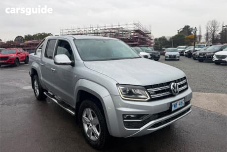 Silver 2017 Volkswagen Amarok Dual Cab Utility V6 Tdi 550 Highline
