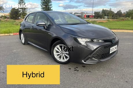 Grey 2023 Toyota Corolla Hatchback Ascent Sport Hybrid