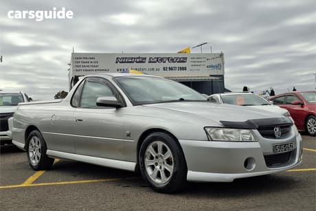 Silver 2005 Holden UTE Ute Tray S R