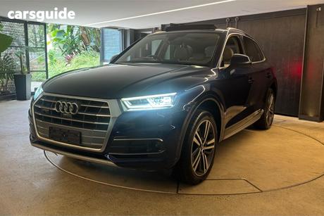 Blue 2019 Audi Q5 Wagon 40 Tdi Quattro Sport