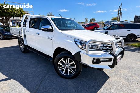White 2016 Toyota Hilux Dual Cab Utility Sr5 (4X4)
