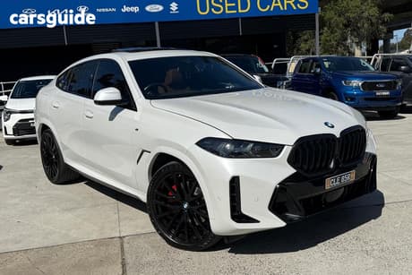 White 2023 BMW X6 Coupe Xdrive30D M Sport