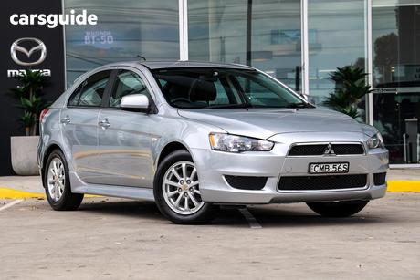 Grey 2013 Mitsubishi Lancer Hatchback Lx Sportback