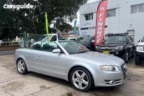 Silver 2008 Audi A4 Cabriolet 1.8T Cabriolet