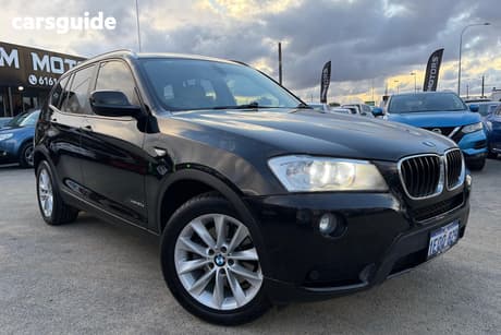 Black 2011 BMW X3 Wagon Xdrive 20D