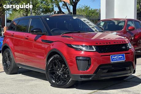 Red 2016 Land Rover Range Rover Evoque Wagon Td4 180 Hse Dynamic
