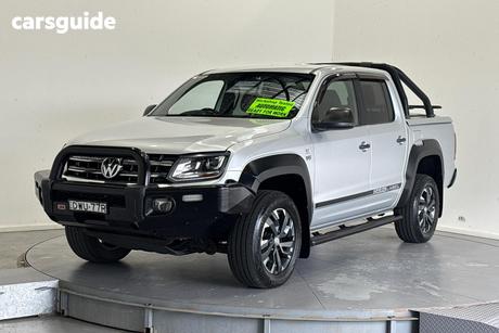 Silver 2018 Volkswagen Amarok Dual Cab Utility V6 Tdi 550 Dark Label