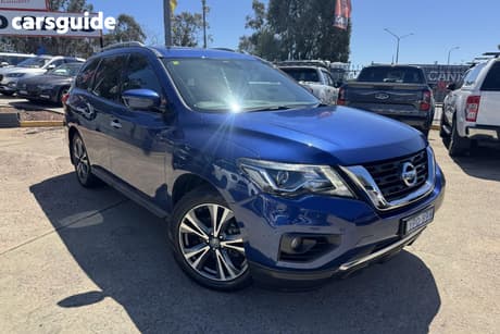 Blue 2020 Nissan Pathfinder Wagon Ti (4Wd)