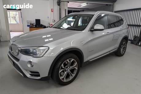Silver 2015 BMW X3 Wagon Xdrive 20D