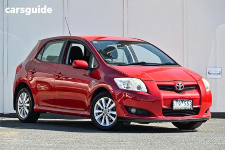 Red 2007 Toyota Corolla Hatchback Levin Sx