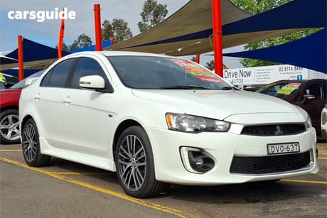White 2017 Mitsubishi Lancer Sedan Gsr