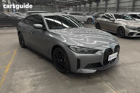 Grey 2023 BMW I4 Coupe Edrive35 Gran Coupe