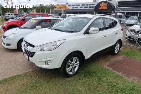 White 2011 Hyundai IX35 Wagon Elite (Awd)
