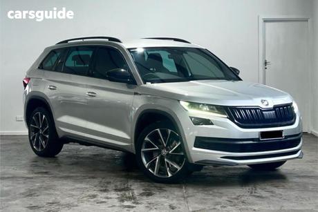 Silver 2018 Skoda Kodiaq Wagon 140 Tdi Sportline