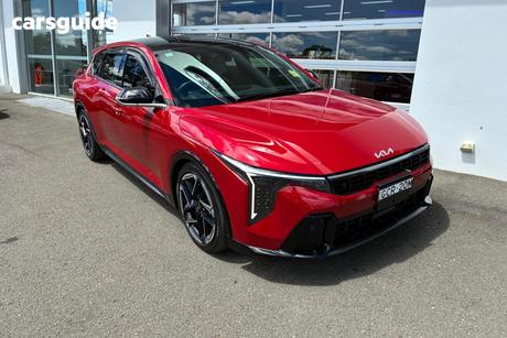 Red 2025 Kia K4 Hatchback Gt-Line