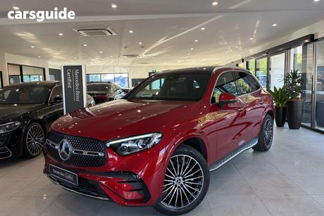 Red 2023 Mercedes-Benz GLC300 Wagon 4Matic Mhev