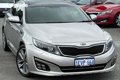 Silver 2015 Kia Optima Sedan Platinum