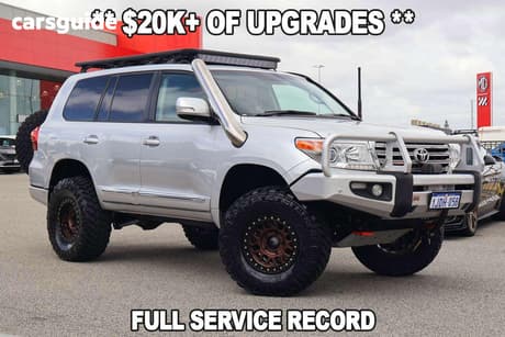 Silver 2014 Toyota Landcruiser Wagon Sahara (4X4)