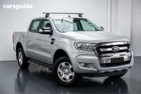 Silver 2017 Ford Ranger Crew Cab Pickup Xlt 3.2 Hi-Rider (4X2)
