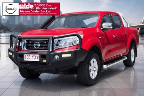 Red 2015 Nissan Navara Dual Cab Utility St (4X4)