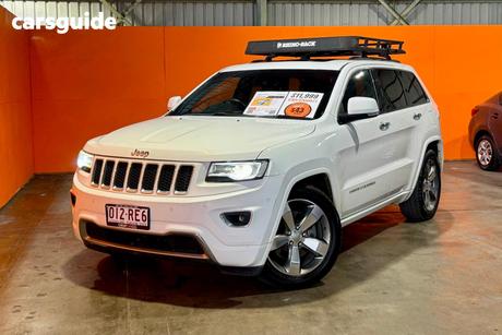 White 2014 Jeep Grand Cherokee Wagon Overland (4X4)