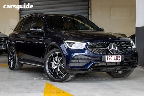 Blue 2022 Mercedes-Benz GLC300 Wagon 4Matic