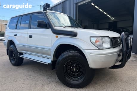 White 1998 Toyota Landcruiser Prado Wagon Gxl (4X4)