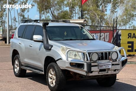 Silver 2011 Toyota Landcruiser Prado Wagon Gxl (4X4)