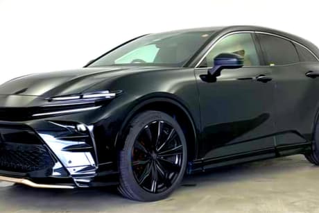 Black 2026 Toyota Crown SUV 4WD SPORT Z (HEV) W/ HIGH TECH FEATURES,
