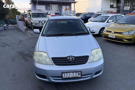 Blue 2005 Toyota Corolla Sedan Ascent