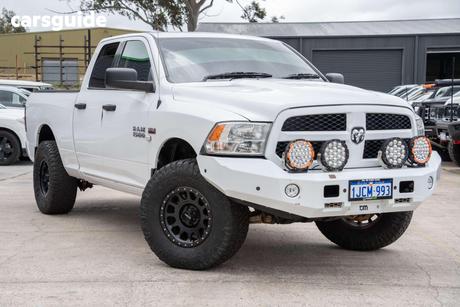 White 2022 RAM 1500 Crew Cab Utility Express