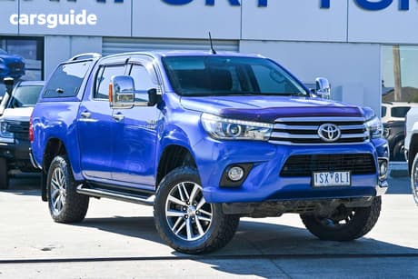 Blue 2016 Toyota Hilux Dual Cab Utility Sr5 (4X4)
