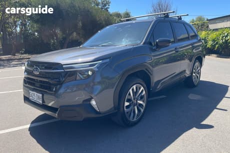 Grey 2025 Subaru Forester Wagon Hybrid Touring (Awd)