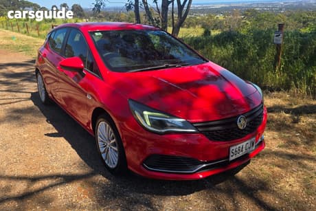 Red 2017 Holden Astra Hatchback R