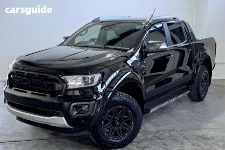 Black 2020 Ford Ranger Double Cab Pick Up Wildtrak 2.0 (4X4)