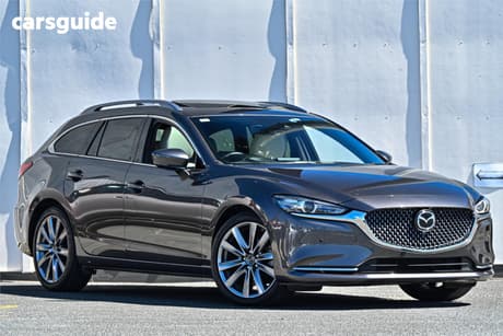 Grey 2019 Mazda 6 Wagon Atenza